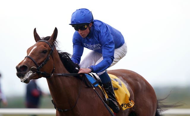 With The Moonlight and William Buick in action at Newmarket