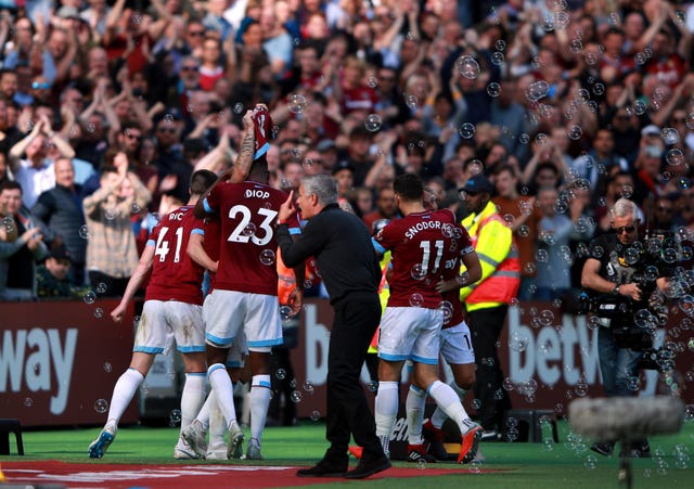 West Ham were comfortable winners against Jose Mourinho's men