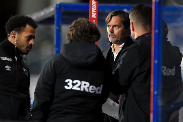 Phillip Cocu (centre) and two of his backroom staff have left the club