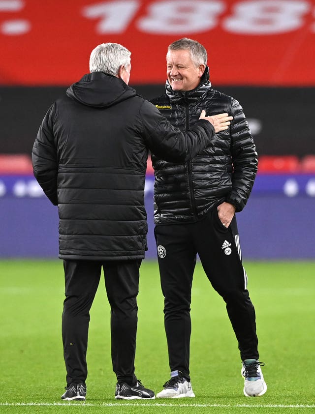 Good friends Chris Wilder and Steve Bruce will see their teams clash in what the former hopes will be a relegation six-pointer at the end of the season.
