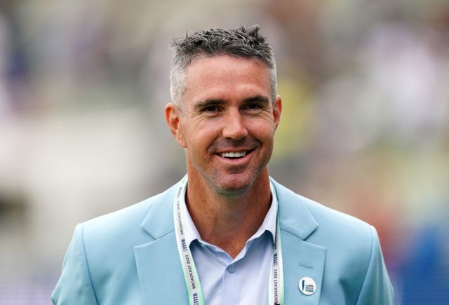 Kevin Pietersen walks on the outfield