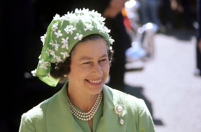 The Queen pictured during a visit to Princess Margaret Hospital, Christchurch, New Zealand as part of her Silver Jubilee tour
