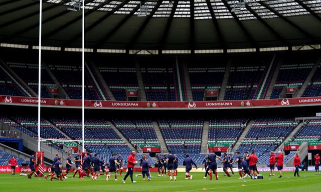 A crowd of 16,500 will be present at Murrayfield to watch the Lions play Japan