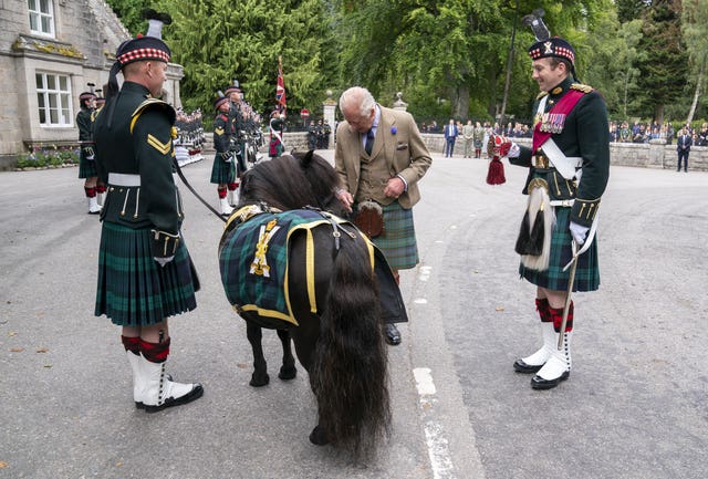 King summer residence at Balmoral 2023