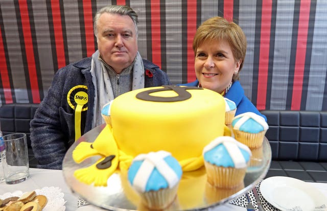 Nicola Sturgeon and John Nicolson