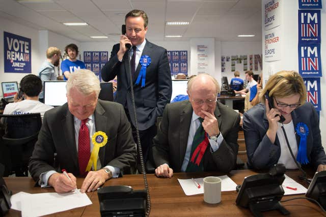 While Amber Rudd supported the Remain side (Stefan Rousseau/PA)