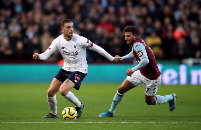 Trezeguet, right, had given Villa the lead