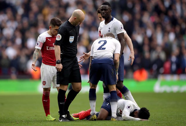 Pochettino was unimpressed by some of the decision-making of referee Anthony Taylor during the derby