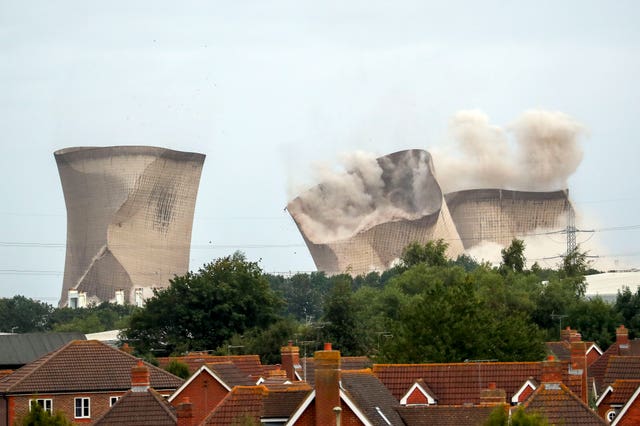 Didcot power station demolition