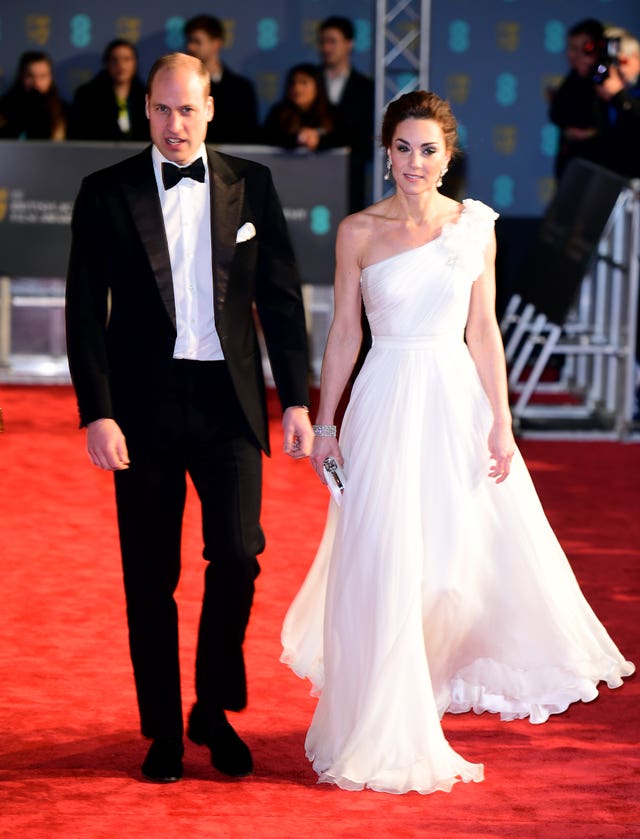 William and Kate at the 72nd British Academy Film Awards