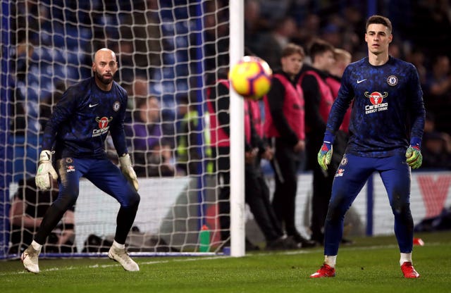 Willy Caballero and Kepa Arrizabalaga