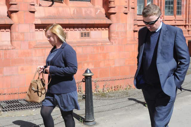 Hannah Rose and Paul Oliver at Birmingham Magistrates' Court 
