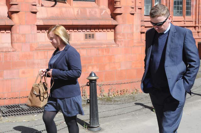 Hannah Rose and Paul Oliver at Birmingham Magistrates' Court