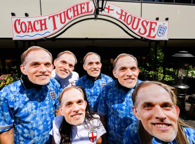 General view of the newly unveiled Coach Tuchel House sign