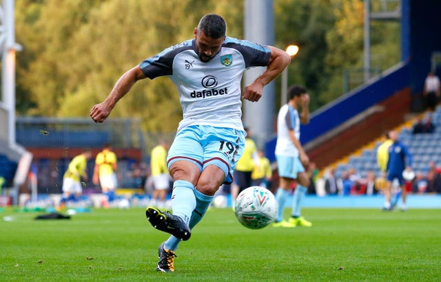 Jonathan Walters at a warm up session