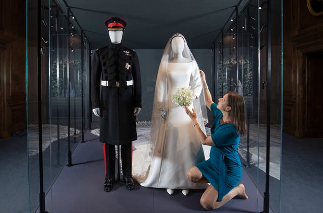 The Duke and Duchess of Sussex’s wedding outfits at the Palace of Holyroodhouse, Edinburgh