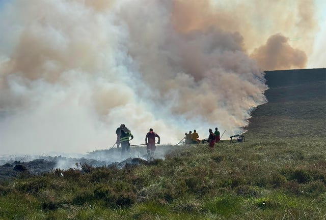 Scottish wildfire