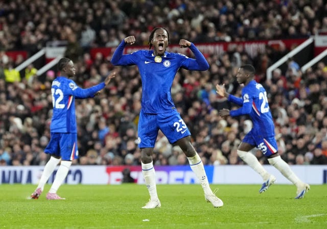 Trevoh Chalobah celebrates