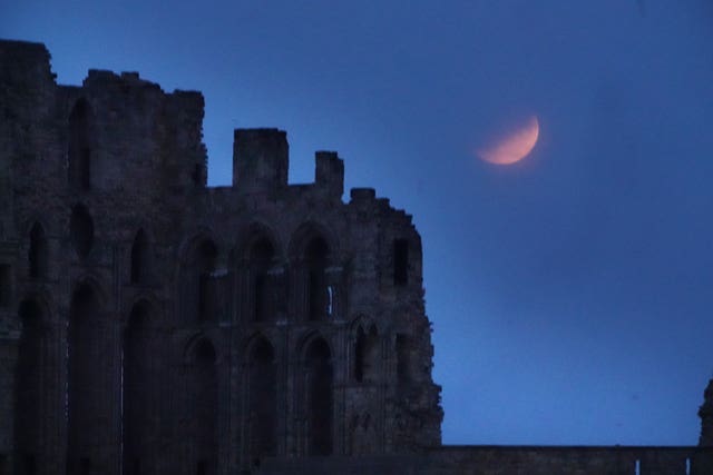 Partial lunar eclipse