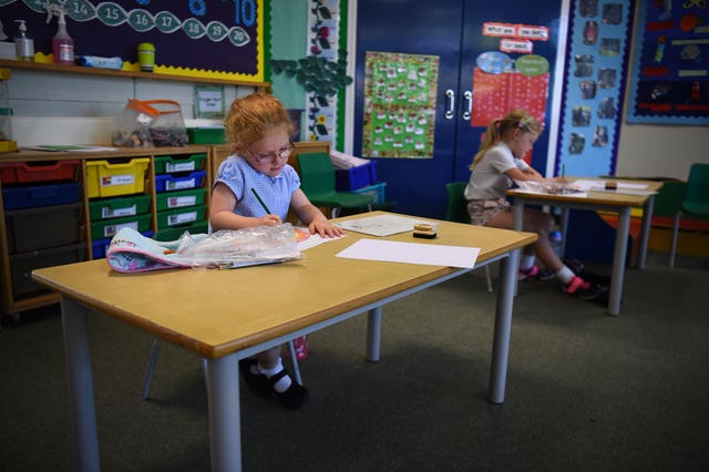 Pupils in class