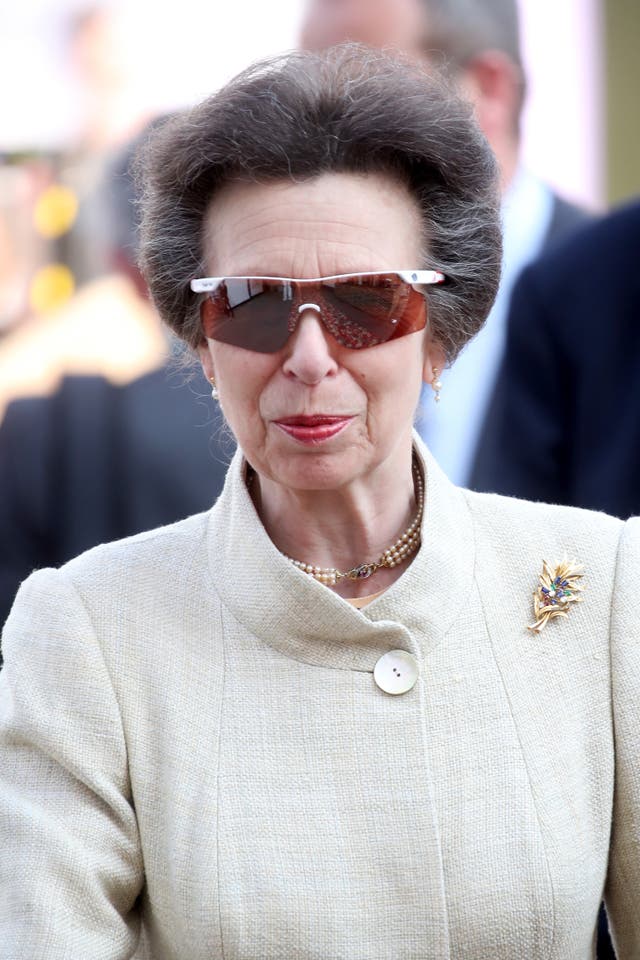 The Princess Royal joined her mother the Queen and other royals at the show (Chris Jackson/PA)