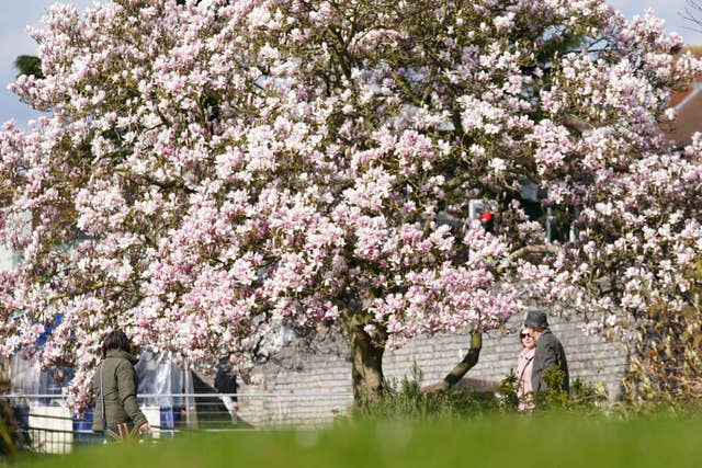 Spring weather Mar 20th 2022