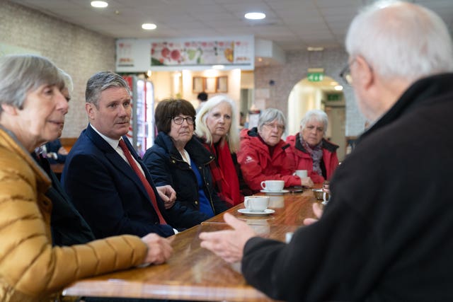 Keir Starmer visits Stevenage