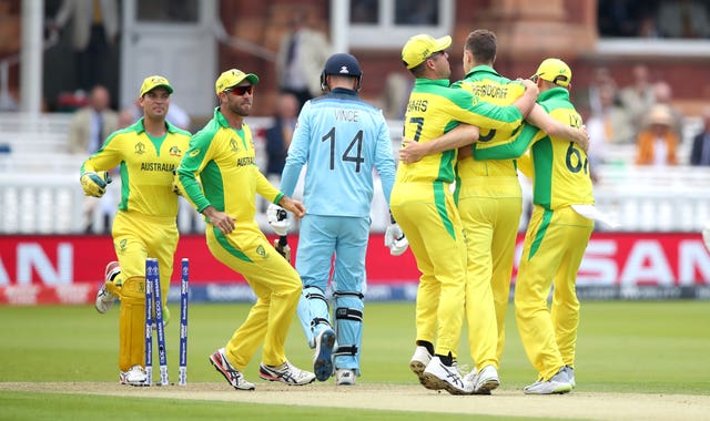 James Vince was dismissed for a first-over duck