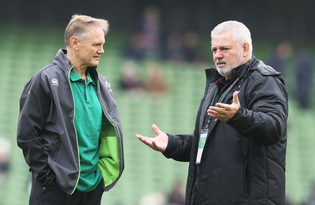 Ireland head coach Joe Schmidt (left) and Wales counterpart Warren Gatland are both New Zealanders