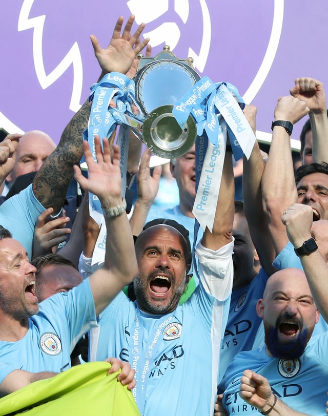 Guardiola has won two Premier League titles with City