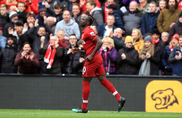 Liverpool’s Sadio Mane 