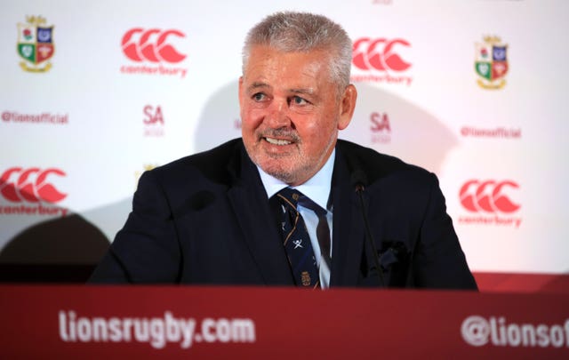 British and Irish Lions head coach Warren Gatland will take charge of the squad for third successive tour