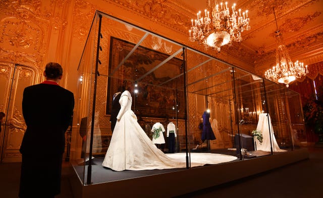 The royal wedding exhibition at Windsor Castle