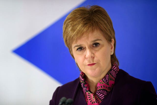 Nicola Sturgeon tweeted the New Zealand PM (John Linton/PA)