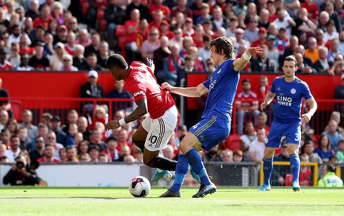 Marcus Rashford's penalty proved decisive for Manchester United against Leicester
