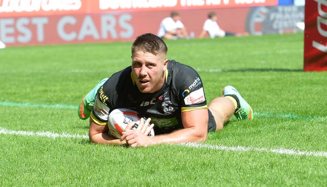 Tom Lineham bagged two tries (Dave Howarth/PA)