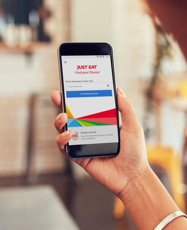 The Just Eat app