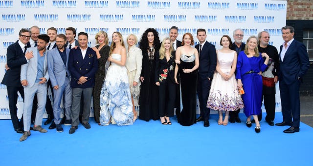 Mamma Mia! Here We Go Again cast and crew 