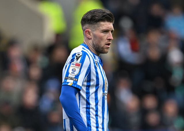 Josh Windass during Sheffield Wednesday's match against Sheffield United in March