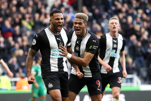 Lascelles (left) opened the scoring