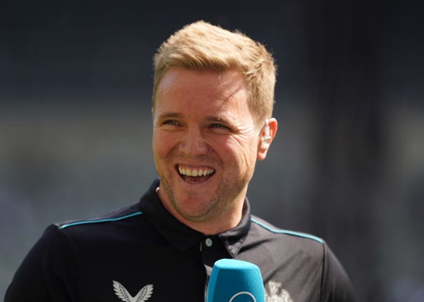 Newcastle manager Eddie Howe