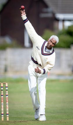 Cecil Wright admits his pace bowling is now not what it once was.