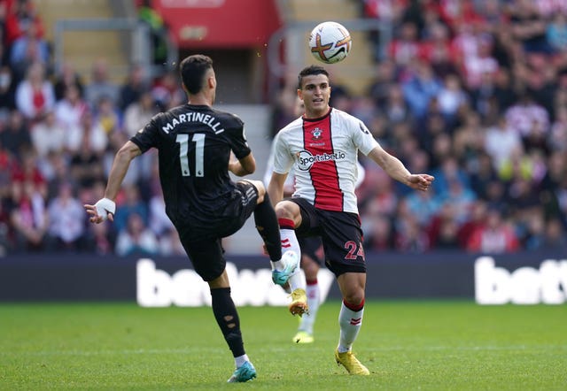 Mikel Arteta has ‘no complaints’ after Southampton hold Arsenal to draw