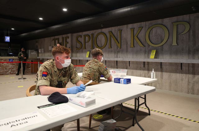 Mass testing in the city of Liverpool