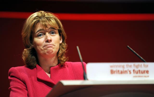 Ruth Kelly addresses the Labour conference after it emerged she was quitting (Anthony Devlin/PA)