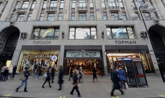 Topshop on Oxford Street