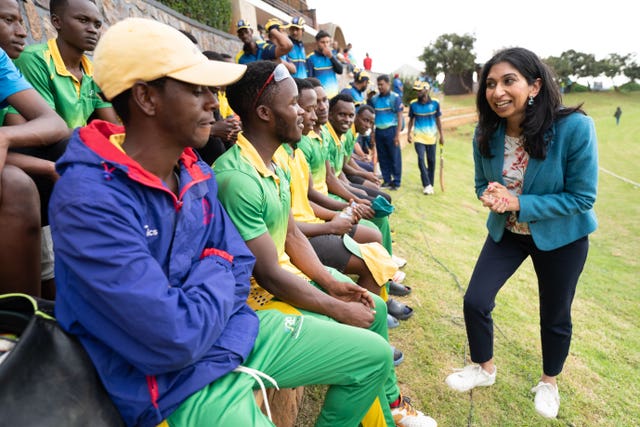 Suella Braverman visit to Rwanda