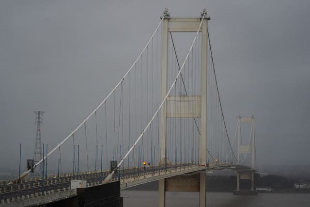 The M48 Severn Bridge was closed in both directions