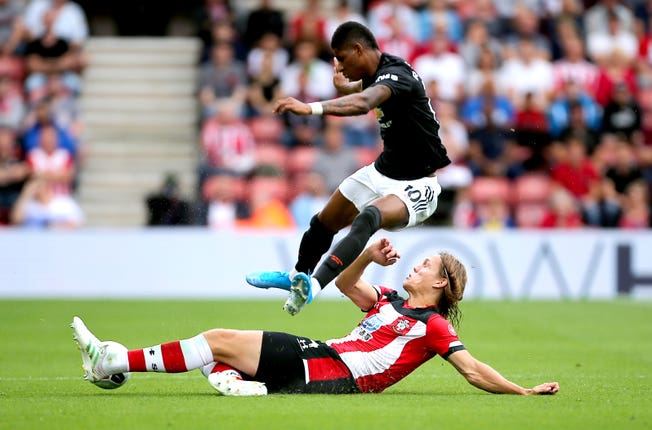 Southampton’s Jannik Vestergaard brought United down to earth