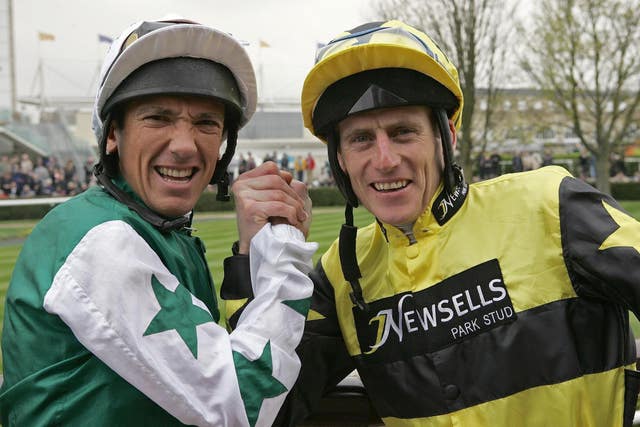 Frankie Dettori and Johnny Murtagh were rivals in the saddle